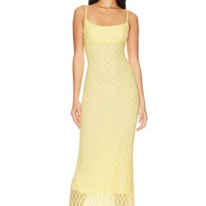 Bardot adoni mesh maxi dress